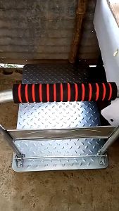 Steel Plate Trolley Pulling Cargo Folding Flat Cart Portable Trolley Handle Trailer Hand Heavy Carts