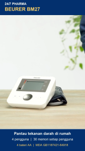 BEURER BM27 Upper Arm Blood Pressure Monitor Digital | 5 Year Warranty | Battery Operated BM 27