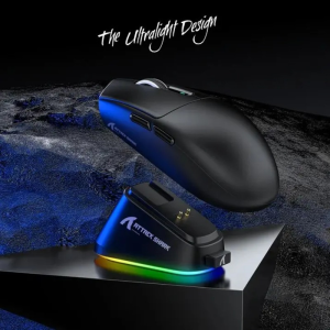 ATTACK SHARK | ATTACK SHARK G3PRO Tri-Mode Gaming Mouse BT 2.4G Wired 25000DPI PAW3311 Sensor Wireless Mouse with Magnetic Charging Dock