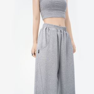 American Style High Waist Slim Fit Jazz Dance Pants Womens Casual Trousers Banana Shape Spring Autumn New Arrival