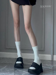 Thick Heel Slippers Womens Summer Outdoor Wear New 2025 Black Ladies High-End Sensation Popular One-Strap High Heel Sandals