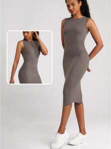 Nude Feel Slimming Yoga Dress