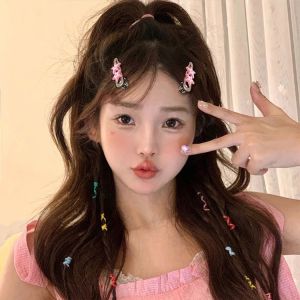 Zy Fashion 7pcs/set Metal Star Hair Clip for Women Y2k Heart Rhinestone Hair Pin Fashion Cute Girl Side Clip