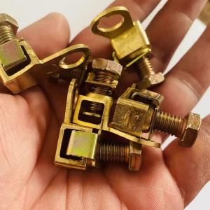 Brass Copper Wire Crimp Terminals Easy Install High Conductivity Agricultural Machinery Wiring Automotive Repair