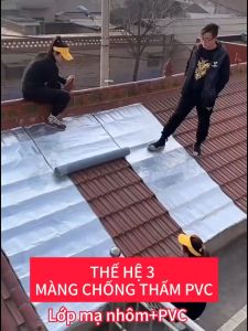 Thế hệ 3 LỚP MẠ NHÔM Băng Keo Chống Thấm MÀNG CHỐNG THẤM Cuộn 5 mét Chịu được bão Khắc phục dột mái sau bão