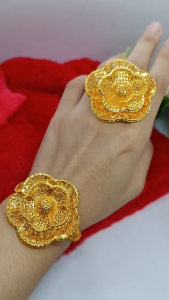 Gelang Kendari Xuping Terbaru Dubai Dewasa Perhiasan Lapis Emas 24k Wanita Motif Bangle Anti Karat Tidak Mudah Luntur Gelang Tangan