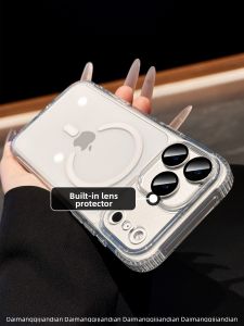 DAIMANG | Ốp Lưng iPhone 17 Pro Trong Suốt Không Vàng Chống Sốc Toàn Diện Có Túi Khí và có magsafe