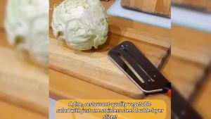 Durable Carrot Slicer Stainless Steel Kitchen Double-layer Slicer Vegetable Knife Slicer Homeware