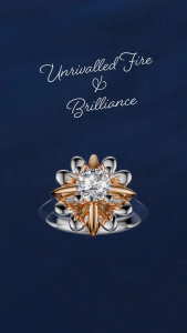 [Destinee & Anniversary] Hearts of Destinée Diamond Ring in 18K Rose & White Gold