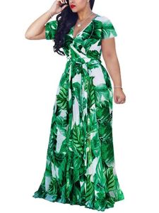 Color Blocking Short Sleeve Dress Women