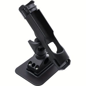 Multi purpose inflatable boat fishing rod socket adhesive/screw fixation