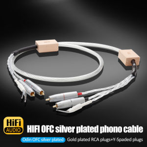 Hifi Nordost odin Audio Phono Tonearm RCA Cable with Ground Wire vinyl signal rca cable LP Vinyl Chassis Record Player Amplifer