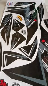 GSX 150 (COD) STIKER STRIPING MOTOR SUZUKI GSX 150 - STIKER LIST SIMPLE VARIASI DESAIN RACING HOLOGRAM DAN TRANSPARAN BISA COD IP.KODE-397