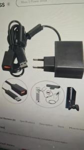 USB AC Power Supply Adapter with EU Plug PD Function for Xbox 360 Kinect Sensor US EU Charger by USB Charging