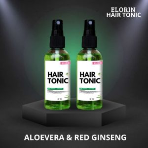 By Elorin Hair Tonic Rambut Red Ginseng Dan Aloevera Pria Wanita 60ml