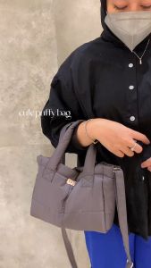 Halloezy - Minie Puffy Bag Handbag Slingbag Tas Wanita Tas Selempang Tas Tangan Tas Wanita Terbaru Bahan Polyester