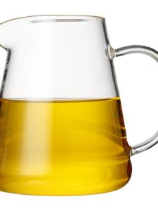 Large Size Thickened Heat Resistant Glass Public Cup Tea Strainer Set with Tea Drainage Special Super Large Capacity Tea Sea