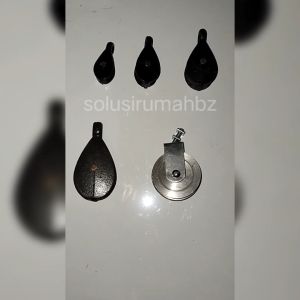 KEREKAN BURUNG D 47MM SILVER RODA + BAUTAN SEKRUP ALUMINIUM