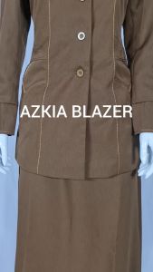 RAP - [Best Seller] Set Blazer Pemda Aceh Bahan Lokal Model Rok A SPAN dan Celana-Blazer wanita-Blazer Azkia-Seragam Pemda Aceh