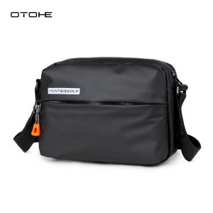 OTOHE Mens Shoulder Bag Fashion Messenger Bag Waterproof  Film Bag Large Capacity Travel Bag Business Bag Phone Bag Cross Body Bag Lightweight Casual Bag Leisure Sport Street Bag