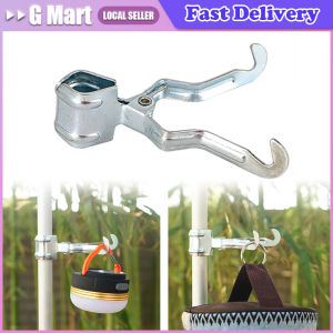 Multi-Functional Clamp On Lantern Hanger Clip Holder Light Lamp Hanging Hook for Tent Poles Outdoor Camping Hook