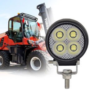 Đèn LED Làm Việc Tròn 25 "Pod 3000lm 20W Cho Thuyền Xe Tải ATV UTV Người Cắm Trại - Chiếu Sáng Cản Trước Phía Sau IP67 Tia Lũ