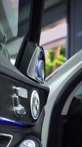 Door Luminou Speaker Cover Decoration Ambient Light For Mercedes Benz W205 X253 W213 W238 C/GLC/E-class Coupe Car 64 Colors LED