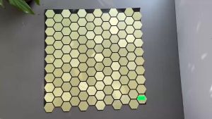 Tấm dán tường mosaic G7INOX12 ốp tường sân thượng ngoại thất sân vườn khu thương mại phòng khách phòng ngủ phòng bếp mang nét mộc mạc nhã nhặn chịu nhiệt tốt độ bền cao hàng sẵn giá rẻ