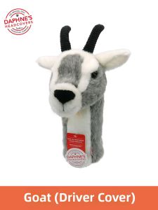 Goat Cartoon Animal Golf Driver Club Cover