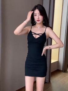 ชุดเซ็กซี่ เดรสเซ็กซี่สาวอวบ ชุดเกาะอก หมายเหมือนปาร์ตี้ นุ่มสบาย ราคาประหยัด H9042
