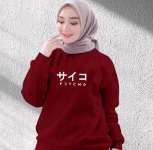 #Sweater Distro PSHYCO  #TSHIRT wanita lengannpanjang