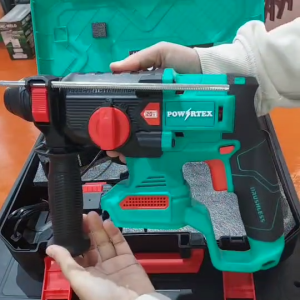 Powertex สว่านโรตารี่ไร้สาย 24 mm. 20V รุ่น PPT-GRH24A-204S (แบตฯ 4.0Ah x1/แท่นชาร์จ) รับประกัน 1 ปี