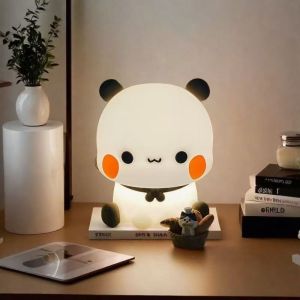 Crayon Shin-Chanss Patting Small Night Lamp Bedroom Charging Night light Soft Light Eye -Protecting Color-changing Night Light