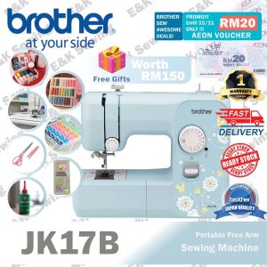 BROTHER JK17B SEWING MACHINE / MESIN JAHIT WITH FREE GIFTS Brother Jk17B For Sale Vitamin B17 For Sale Coleman 17B For Sale B 17 Bomber For Sale - Lazada