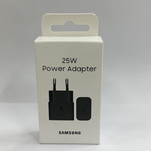 อะแดปเตอร์ชาร์จเร็วสุดแรง 25W ของ Samsung แบบ USB Type C สำหรับ EU US ใช้กับ Galaxy S25 S24 S23 S20 S21 S22 Plus A17 A54 A34 A16 Z Flip Fold 7 6 5 4