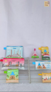 Sudan Souvenir Dompet Pouch Mouse Pad Pin Magnet Gantungan Kunci Landmark Oleh Oleh Negara Afrika Timur Laut