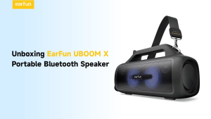 EarFun UBOOM X Portable Bluetooth Speaker 80W Stereo with JumboBass IP67 Waterproof Outdoor Speaker RGB Light 30H Playtime Custom EQ PowerBank Bluetooth 5.3 Speaker for Outdoor Camping Beach