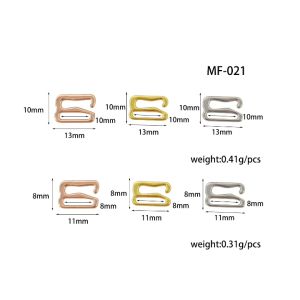 ตัวเลื่อนปรับสายเสื้อในเลข9 อะไหล่เสื้อชั้นใน ชุดว่ายน้ำ ชุดว่ายน้ำ (10ชิ้น) สีทอง Alloy MF-021