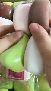 Wet Squishy Simulated Square Bread Toast Toy Slow Rising Soft Sensory Fidget Stress Relief Squeeze Decompression Toy