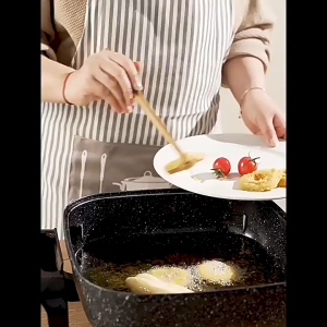Hot Pot Chopsticks 42cm Length Mango Wood Cooking Chopsticks for Safe Oil Frying