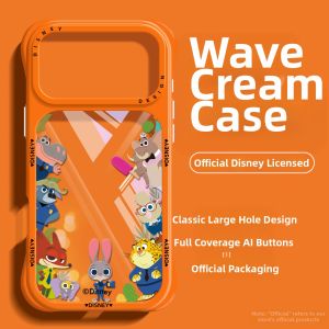 KEYOUQU | Ốp Lưng Bảo Vệ iPhone 17 Pro Max Hình Disney Judy Cartoon Nút AI Bao Phủ Toàn Diện