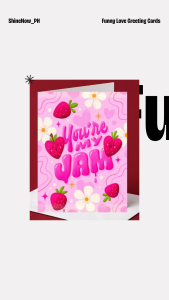 Cute You’re My Jam Love Greeting Card Sweet Romantic Gift Greeting Card