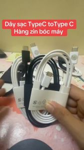 dây sạc samsung S23 type C to type C zin bóc máy bảo hành 12 tháng