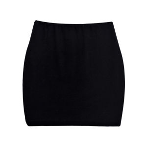 กระโปรงสั้นเอวสูงทรงเอสีเทาสำหรับผู้หญิงไซส์ใหญ่ ฤดูใบไม้ผลิและฤดูร้อน กระโปรงสั้นเซ็กซี่เข้ารูปสีเทา กระโปรงสั้นทรงเอเอวสูง