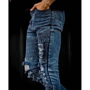 (TERLARIS)PROMO CELANA JEANS PRIA BIKERS RIDER RIPPED