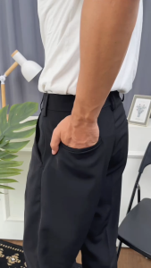 Celana Panjang Bahan Hitam Formal Kualitas Terbaik Celana PDH POLRI Hitam Celana Kantor Hitam MMF