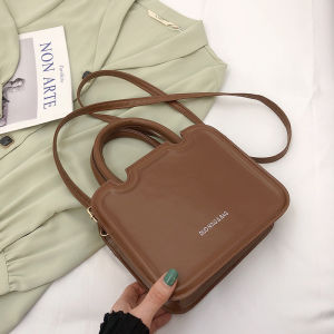 Fashionable INS Crossbody Bag for Women 2022 New Style Retro Handbag with Biscuits Pattern Shoulder Bag Soft Surface Zipper Closure