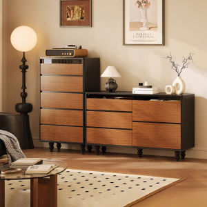 Solid Wood Multi-purpose Storage Cabinet