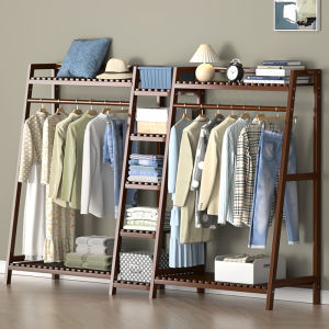 Simple Multi-layer Wooden Wardrobe for Children