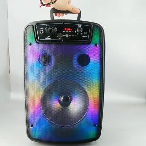 SPEAKER BLUETOOTH BASS ADVANCE SPEAKER BLUETOOTH BASS PRTABLE 88 INCH QS-818 LED PLUS MIC KAROKE
